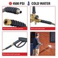 Presidents' Day Sale! Save $35 off $199 | Simpson 41113 Steel-Braided 3/8 in. x 25 ft. x 4,500 PSI Cold Water Replacement/Extension Hose image number 2