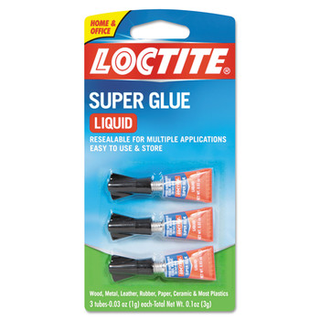 Loctite 0.11 oz Super Glue - Dries Clear (3/Pack)