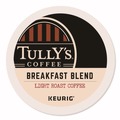 Bulk Savings Pricing 2 | Tully's Coffee 5000330027 Coffee K-Cups - Breakfast Blend (24/Box) image number 1