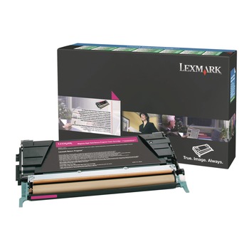 Lexmark 10,000 Page-Yield Return Program High-Yield Toner - Magenta