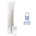 Food Service | Boardwalk BWKTRANSCUP20PK 20 oz. Translucent Plastic Cold Cups - Clear (50/Pack) image number 2