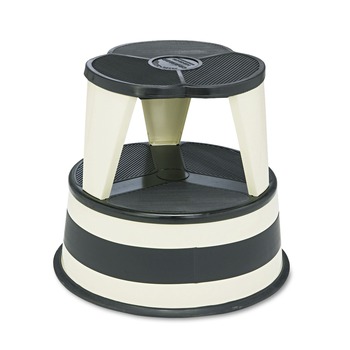 Cramer Kik-Step 16 in. x 14.25 in. Steel 2-Step Stool with 350 lb. Capacity - Sand/Black
