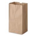 Office Jansan | Ross & Wallace Paper Products 100303500PK/BL 4.74 in. x 2.91 in. x 8.66 in. #3 Size Grocery Paper Bags - Kraft (500/Bundle) image number 2