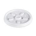 Cutlery | Dart 6JL Vented Plastic Lids For 6 oz. Hot/cold Foam Cups (100/Pack, 10 Packs/Carton) image number 1
