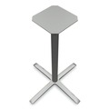  | HON HBTTX42L.PR8 Between Standing-Height 32.68 in. x 41.12 in. X-Base for 42 in. Table Tops - Silver image number 2