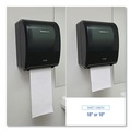 Paper Towel Holders | Boardwalk BWK33GREEN 12.31 x 9.31 x 15.94 Xtra Electronic Hand Towel Dispenser - Black (1/Carton) image number 7