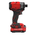 Impact Drivers | Craftsman CMCF810C2 V20 MAX Brushless Lithium-Ion 1/4 in. Cordless Impact Driver Kit with 2 Batteries (1.5 Ah) image number 2