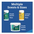 Cleaning & Janitorial Supplies | Clorox 31547 1 Ply 7 in. x 8 in. Fresh Scent Disinfecting Wipes - White (1/Carton) image number 2