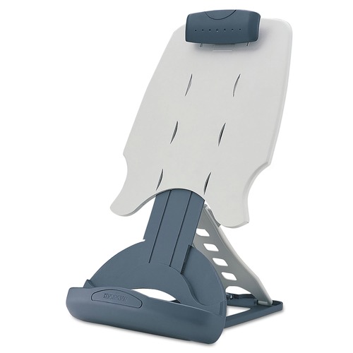 Office & Office Supplies | Kensington K62058US 50 Sheet Capacity InSight Adjustable Metal Book Copyholder - Midnight Blue/Gray image number 0