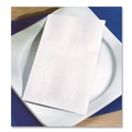 Cutlery | Hoffmaster 066038 15 in. x 17 in. 2-Ply Dinner Napkins - White (4 Packs/Carton) image number 3