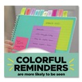 Office Jansan | Post-it Flags 683-4ABX 0.5 in. x 1.75 in. Highlighting Page Flags - 4 Assorted Bright Colors (140/Pack) image number 6