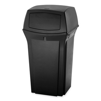 Rubbermaid Commercial Ranger 45-Gallon Fire-Safe Structural Foam Container - Black