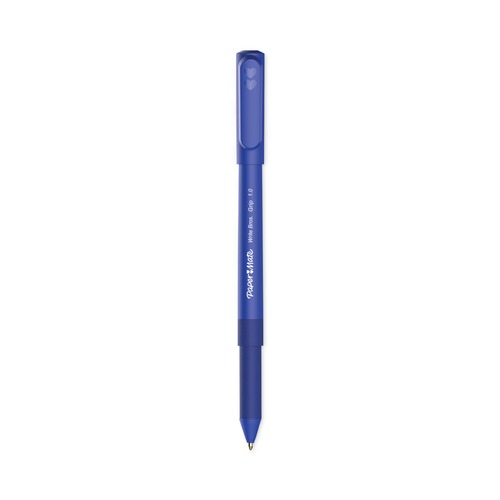 Pens | Paper Mate 2124506 Medium 1 mm Write Bros. Stick Grip Ballpoint Pen - Blue Ink/Barrel (1-Dozen) image number 0