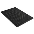  | Guardian 24030500 Flex Step 36 in. x 60 in. Rubber Polypropylene Anti-Fatigue Mat - Black image number 2