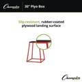 Toys | Champion Sports PXB30 24 in. x 24 in. Base 30 in. H Plyo Box - Red/Black image number 3