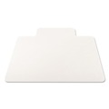 Office Chair Mats | Deflecto CM21112 EconoMat 36 in. x 48 in. Lipped Flat Packed All Day Use Chair Mat for Hard Floors - Clear image number 1