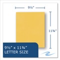 File Folders | Roaring Spring 50121 Accommodates (50) 11 in. x 8.5 in. Sheets Pocket Folder - Gold (250/Carton) image number 4