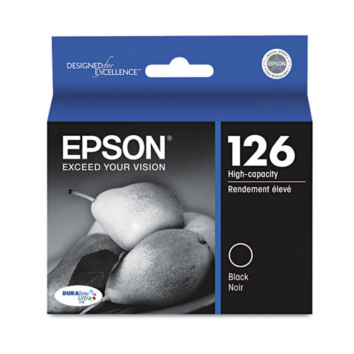Ink & Toner | Epson T126120-S T126120-S (126) DURABrite Ultra High-Yield Ink - Black image number 0