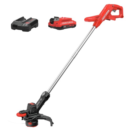 Hedge Trimmers | Factory Reconditioned Craftsman CMCST915D1R V20 Lithium-Ion 10 in. Cordless WEEDWACKER String Trimmer and Edger Kit (2 Ah) image number 0