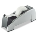  | Fellowes Mfg Co. 8032701 Office Suites Desktop Plastic Tape Dispenser with 1 in. Core - Black/Silver image number 1