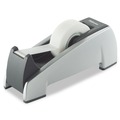 Office Jansan | Fellowes Mfg Co. 8032701 Office Suites Desktop Plastic Tape Dispenser with 1 in. Core - Black/Silver image number 1