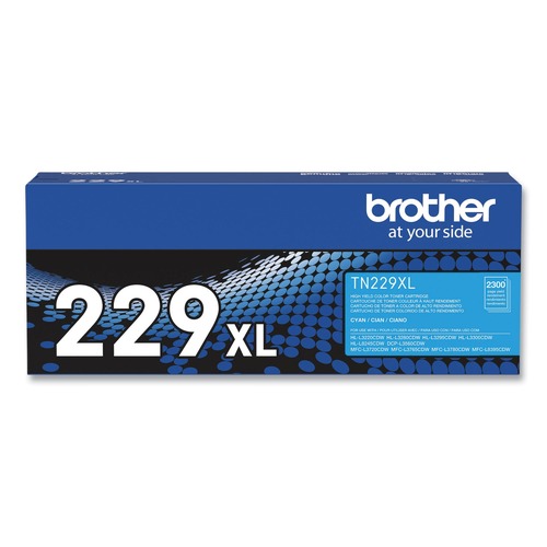 Ink & Toner | Brother TN229XLC 2,300 Page-Yield High-Yield Toner - Cyan image number 0