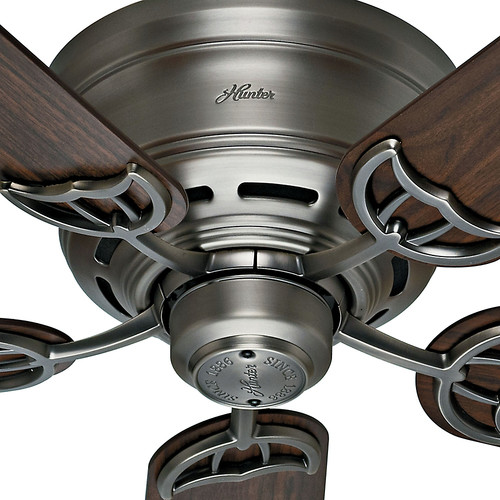 Hunter 53071 52 In Low Profile Iii Antique Pewter Ceiling Fan
