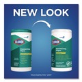 Hand Wipes | Clorox 15949 7 in. x 8 in. 1-Ply Disinfecting Wipes - Fresh Scent, White image number 3
