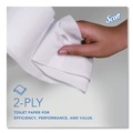 Toilet Paper | Scott 04007 Essential Coreless SRB Septic Safe 2-Ply Bathroom Tissue - White (36/Carton) image number 5