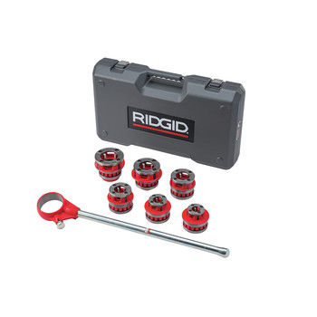 THREADING TOOLS | Ridgid 12-R 1/2 in. - 2 in. Capacity NPT Exposed Ratchet Threader Set