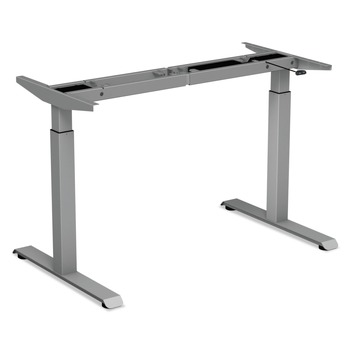 OFFICE DESKS AND WORKSTATIONS | Alera ALEHT2SSG 2-Stage 27.5 in - 47.25 in. High Corded Electric Adjustable Table Base - Gray