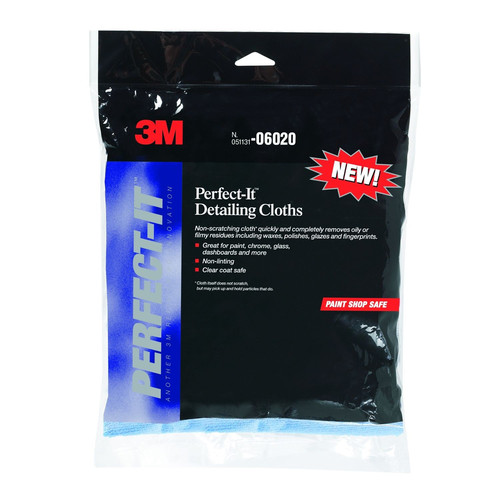 Automotive | 3M 6020 Perfect-It III Auto Detailing Cloth Light Blue 12 in. x 14 in. (6-Pack) image number 0
