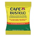 Coffee | Cafe Bustelo 7447111244 2 oz Decaffeinated Espresso Ground Coffee (30/Carton) image number 2