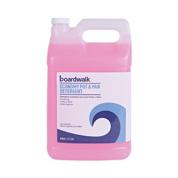 DISH SOAPS | Boardwalk BWK7714EA 1 Gallon Bottle Industrial Strength Pot and Pan Detergent