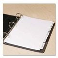 Office Jansan | Avery 20406 11 in. x 8.5 in. 5-Tab 3-Hole Punched Customizable Print-On Dividers For Xerox 5090 Copiers - White (150/Box) image number 3
