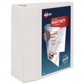  | Avery 79106 11 in. x 8.5 in. Heavy-Duty View Binder with DuraHinge, 3 Locking One Touch EZD Rings, and 5 in. Capacity - White image number 0