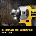 Impact Wrenches | Dewalt DCF890M2 20V MAX XR Cordless Lithium-Ion 3/8 in. Compact Impact Wrench Kit image number 9