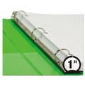 Office Jansan | Samsill U86378 11 in. x 8.5 in. 3 Rings 1 in. Capacity Earth&rsquo;s Choice Plant-Based Durable Fashion View Binder - Lime (2/Pack) image number 3
