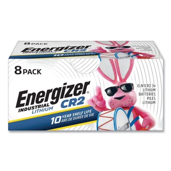 Energizer 3V Industrial Lithium CR2 Photo Battery (8/Pack)