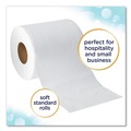 Cleaning & Janitorial Supplies | Cottonelle 12456 Clean Care 1-Ply Septic Safe Bathroom Tissue - White (12/Pack) image number 2