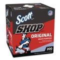Cleaning & Janitorial Supplies | Scott 75190 9 in. x 12 in. 1-Ply Shop Towels Original - Unscented/Blue (200/Box) image number 1