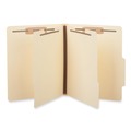  | Universal UNV10300T Six-Section Classification Folders - Letter, Manila (15/Box) image number 1