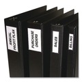 Labels | C-Line 70013 1 in. x 2.81 in. Top Load Self-Adhesive Ring Binder Label Holders - Clear (12/Pack) image number 2