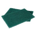 Cleaning & Janitorial Accessories | Scotch-Brite PROFESSIONAL 86 6 in. x 9 in. Heavy-Duty Scouring Pad 86 - Green (12/Pack, 3 Packs/Carton) image number 3