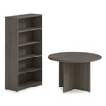 Office Filing Cabinets & Shelves | Alera AE1NNN-B36651 TOM 36 in. x 14 in. x 65 in. 5-Shelf Seville Bookcase - Walnut image number 5