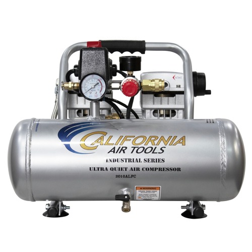 New Year New Savings! Save $25 off $150 | California Air Tools 2010ALFC 1 HP 2 Gallon Ultra Quiet and Oil-Free Aluminum Tank Hot Dog Air Compressor image number 0