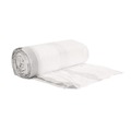 Trash Bags | Boardwalk BWK1DK100 13 Gallon 0.8 mil. Drawstring Kitchen Bags - White (50 Bags/Roll, 2 Rolls/Carton) image number 2