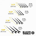 Wrenches | Klein Tools 3212 1-1/4 in. Nominal Opening Spud Wrench for Heavy Nut image number 2