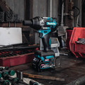 Impact Wrenches | Makita GWT07D 40V max XGT Brushless Lithium-Ion Cordless 4-Speed Mid-Torque 1/2 in. Sq. Drive Impact Wrench Kit with Friction Ring Anvil and 2 Batteries (2.5Ah) image number 7