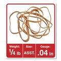 Office Jansan | Universal UNV00454 4 oz. Box  Size 54 (Assorted )Rubber Bands - Beige (1 Pack) image number 2